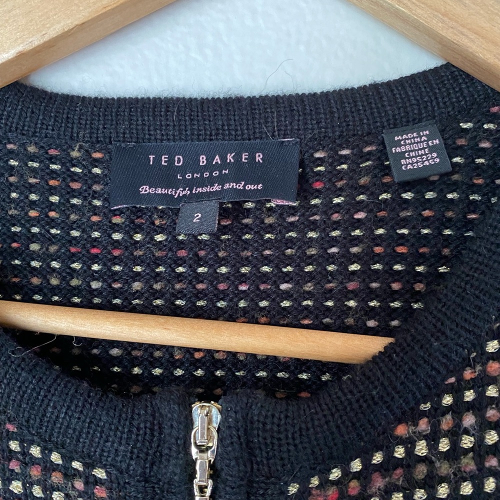 Ted Baker Rylene Metallic Wool Jacket - Picture 6 of 9